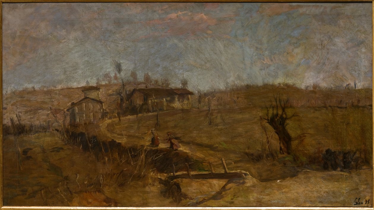 Paysage de Savignano - Giuseppe Graziosi