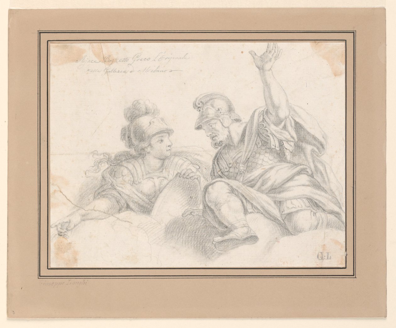 Deux soldats romains en conversation - Giuseppe Longhi