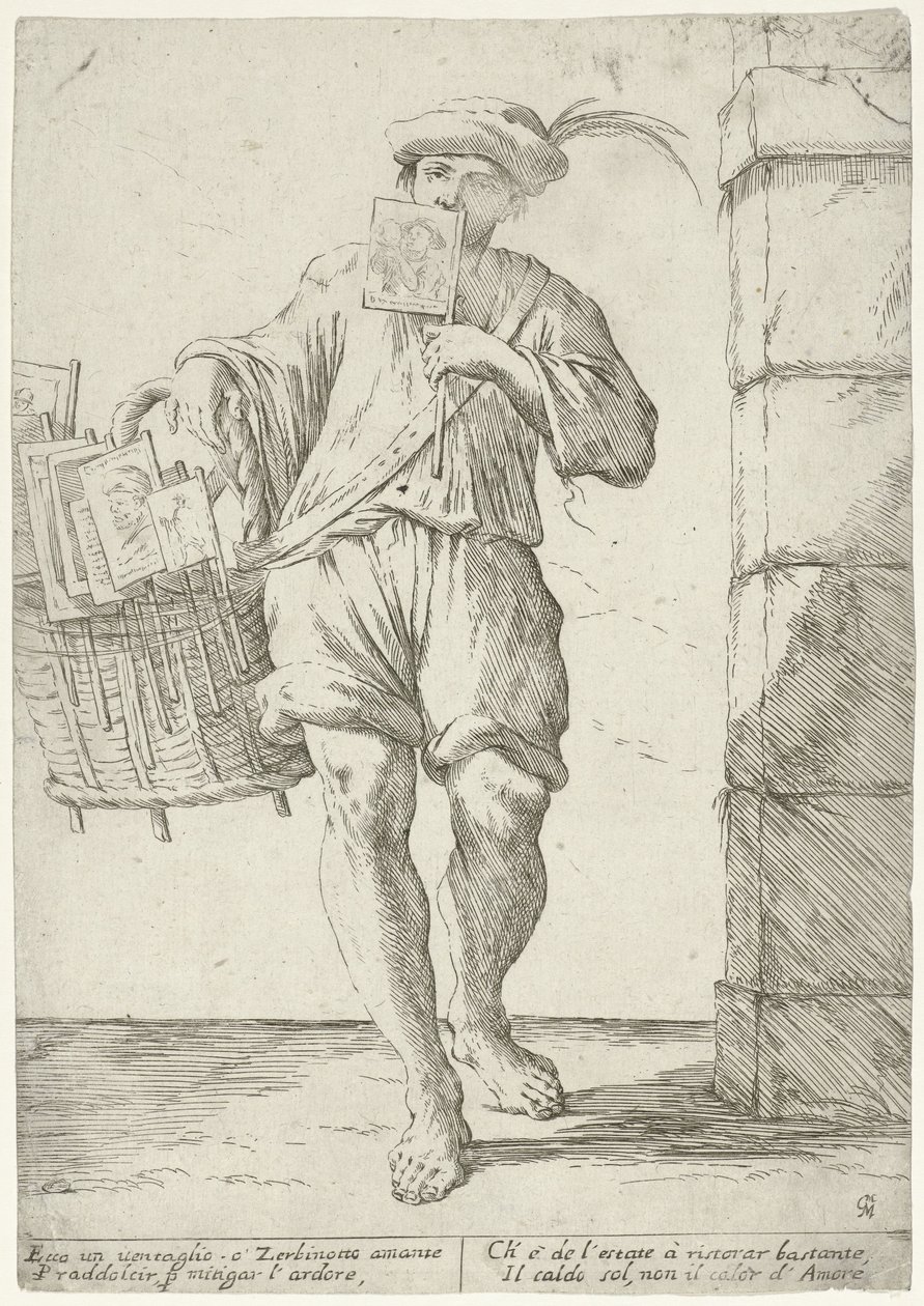 Vendeur de drapeaux ou d