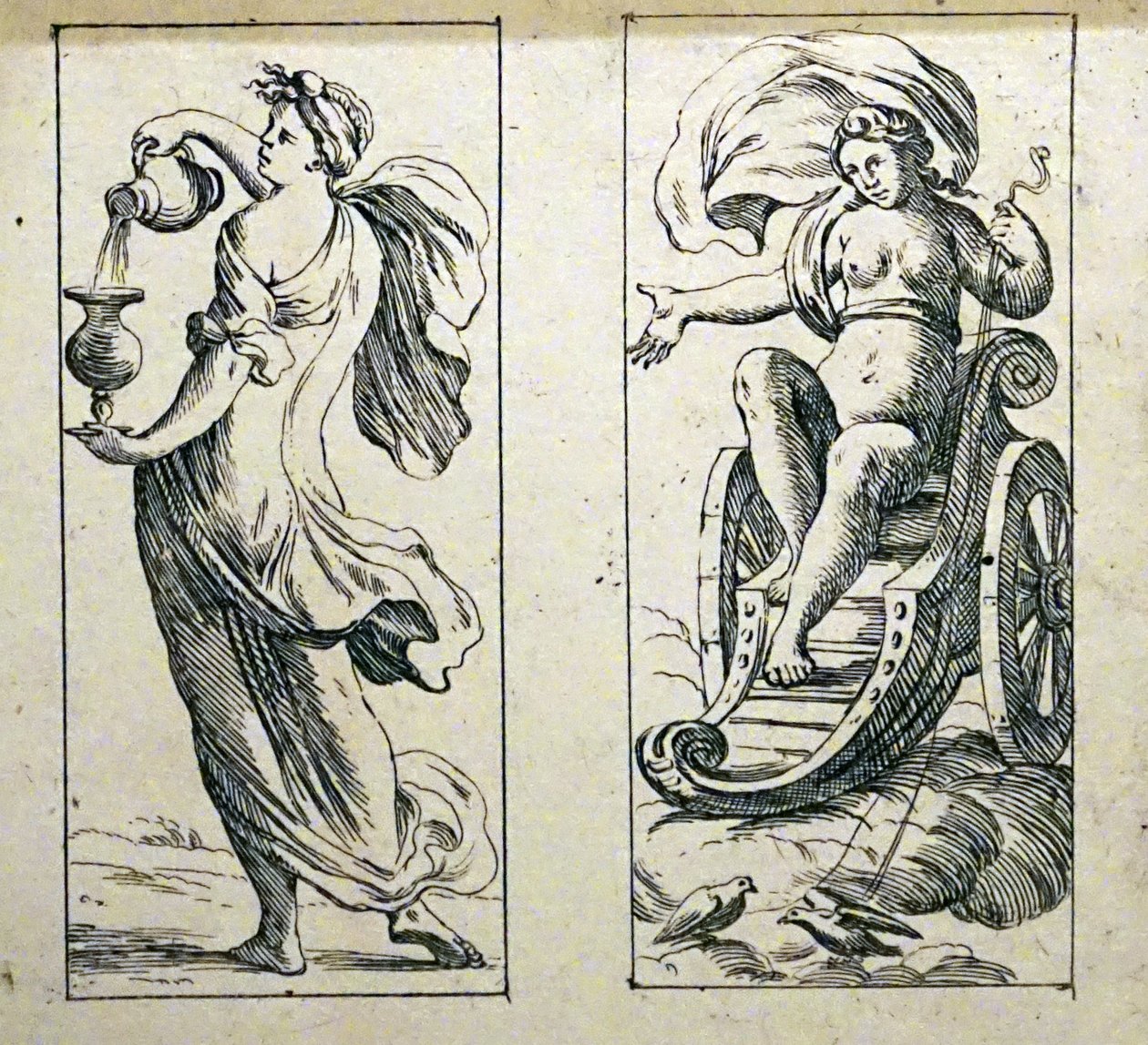 Cartes de tarot du XVIIe siècle par Giuseppe Maria Mitelli - Giuseppe Maria Mitelli