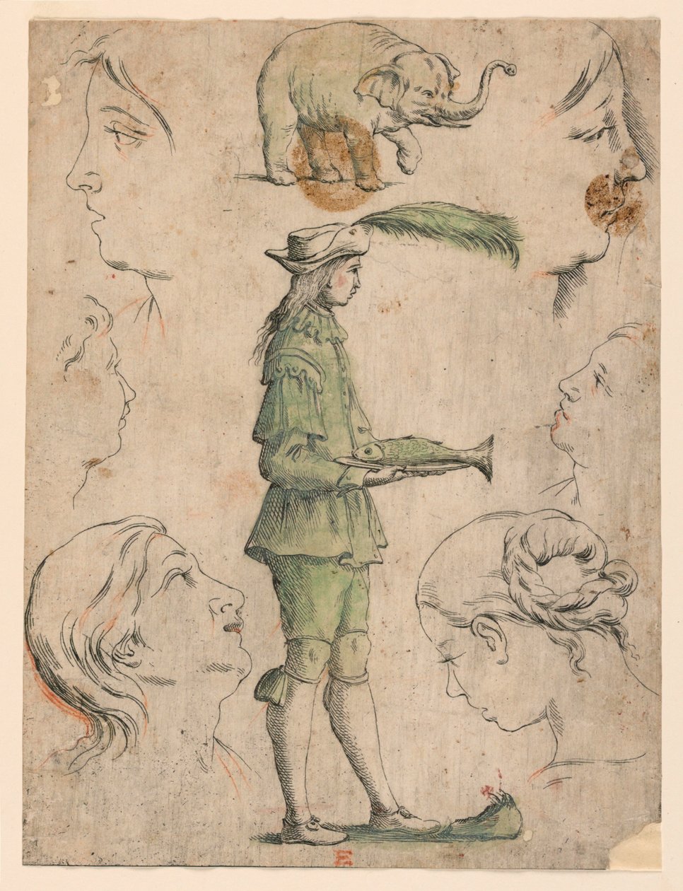 Épreuves pour Quatre Planches de "Alfabeto in Sogno" : Lettre E - Giuseppe Maria Mitelli