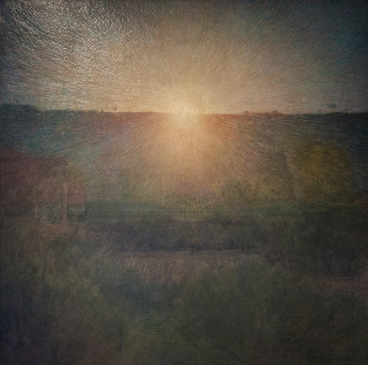 Le soleil levant - Giuseppe Pellizza da Volpedo