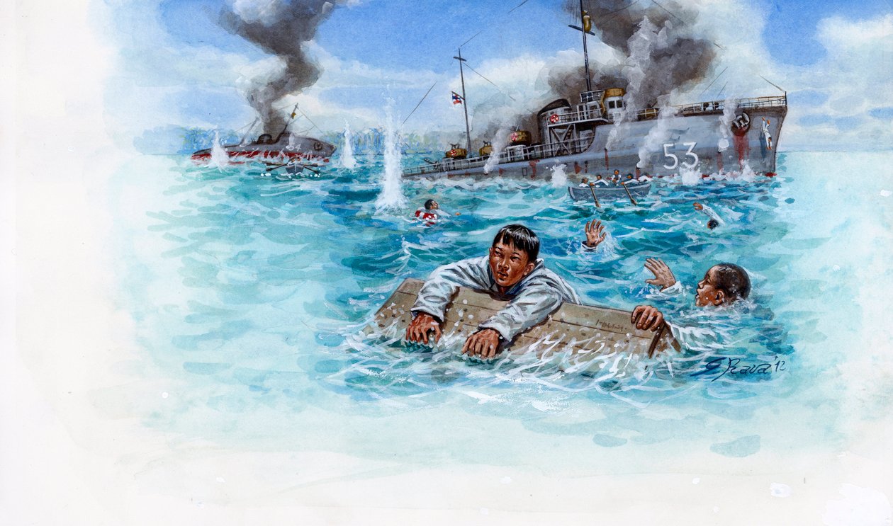 Guerre franco-thaïlandaise (1940-1941) : bataille navale entre l