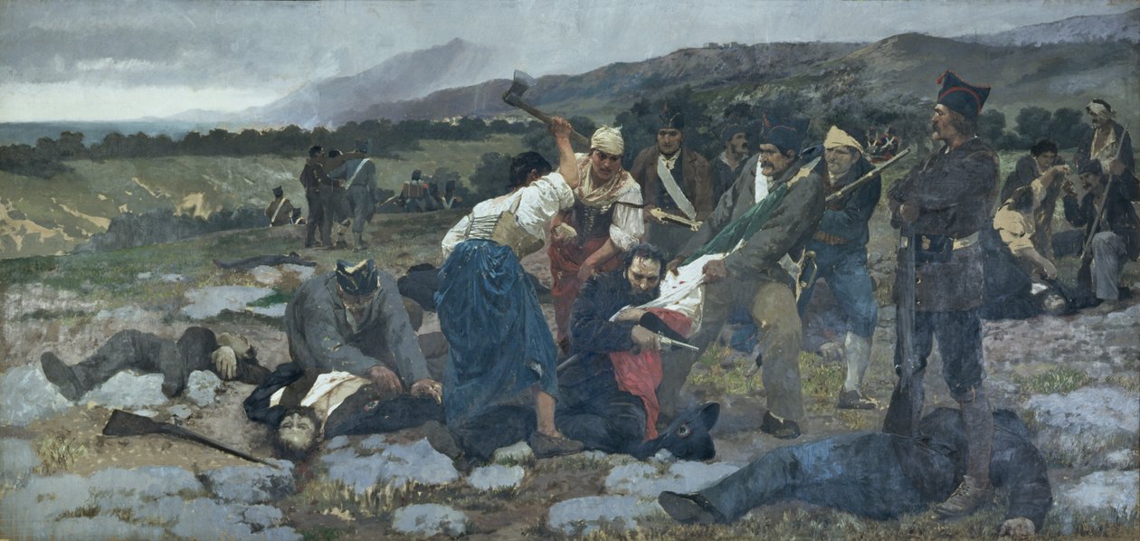 La mort de Carlo Pisacane - Giuseppe Sciuti