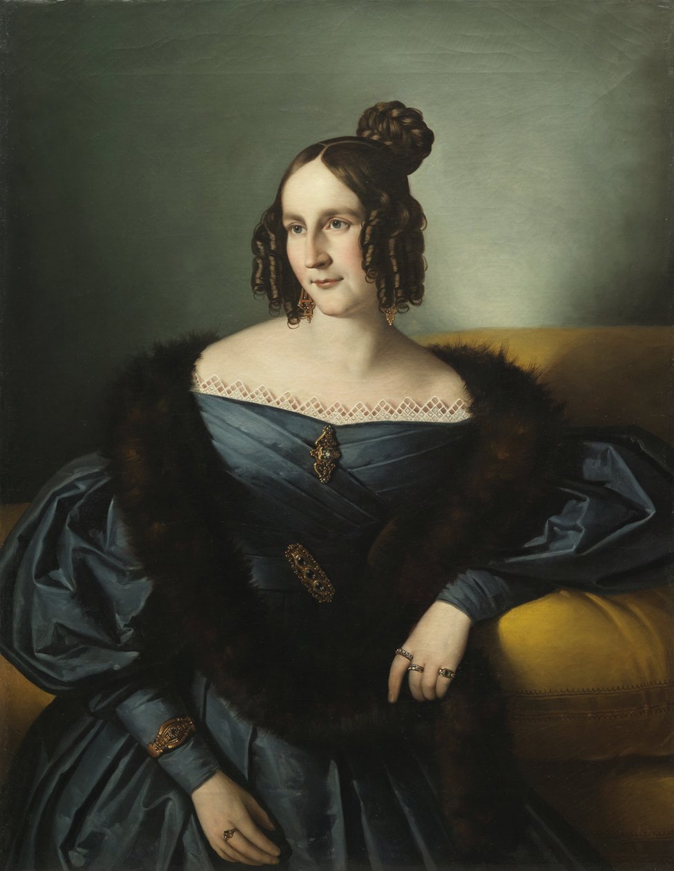 Portrait de femme - Giuseppe Tominz