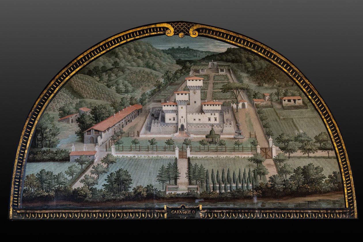 la villa des Médicis de Cafaggiolo - Giusto Utens