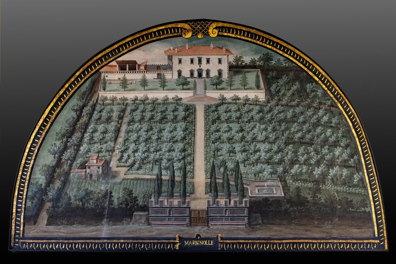 la villa Médicis de Marignolle - Giusto Utens