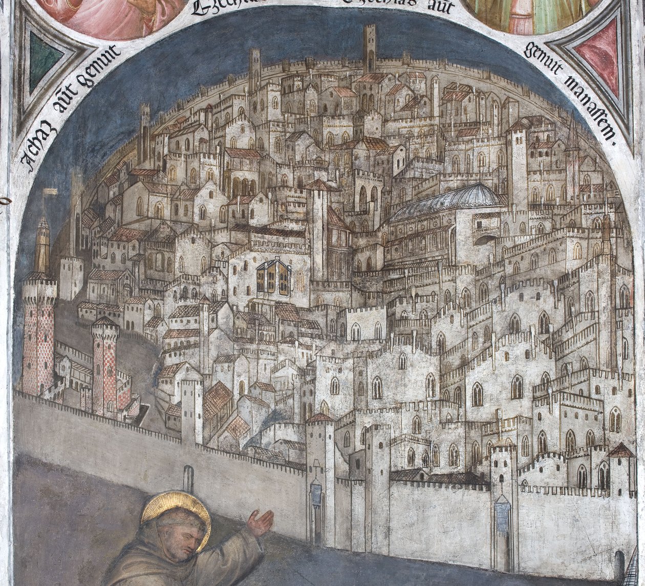 Vue de Padoue au XIVe siècle - Basilique de Saint Antoine - Giusto de Menabuoi