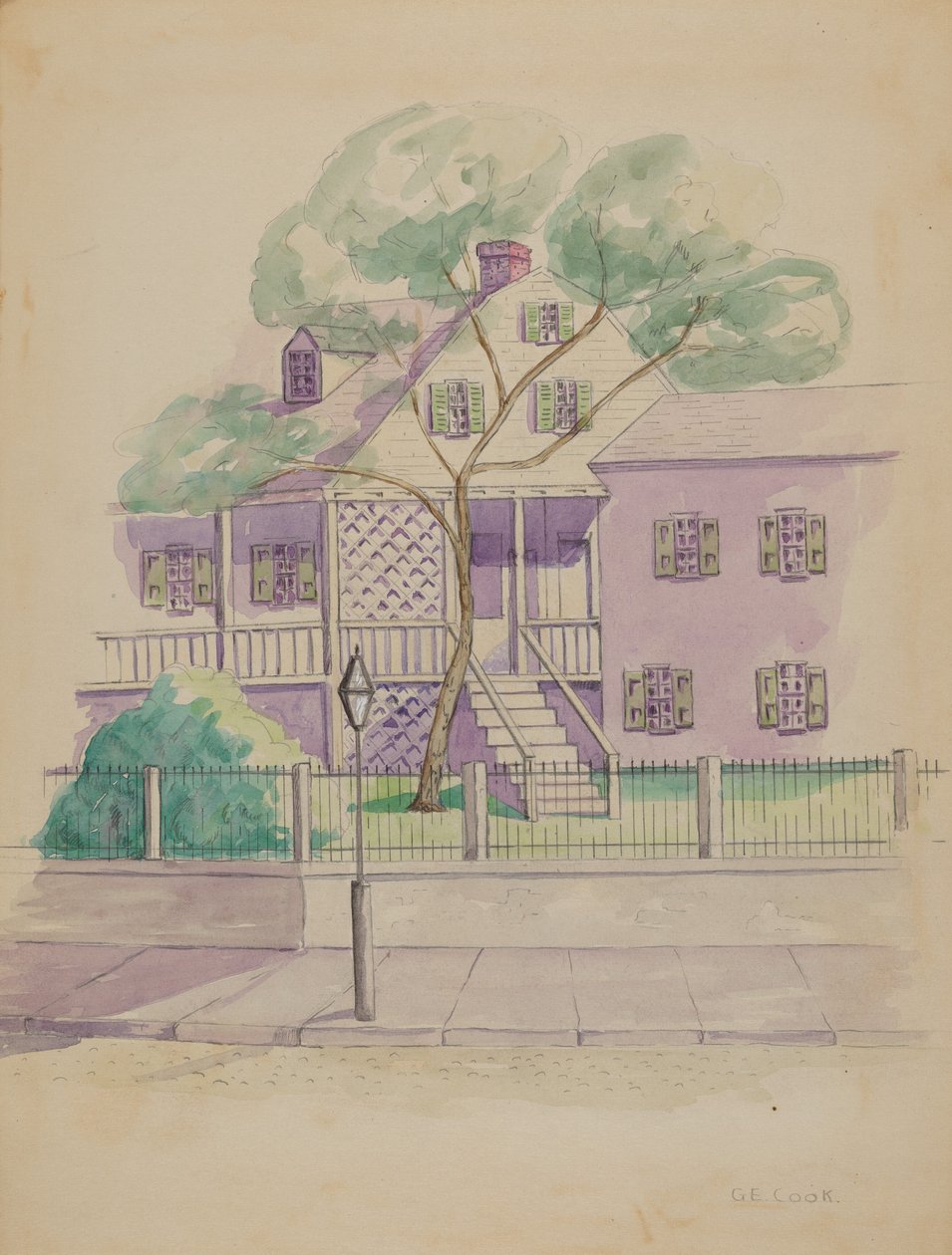 Ancienne ferme hollandaise, c. 1936 - Gladys Cook