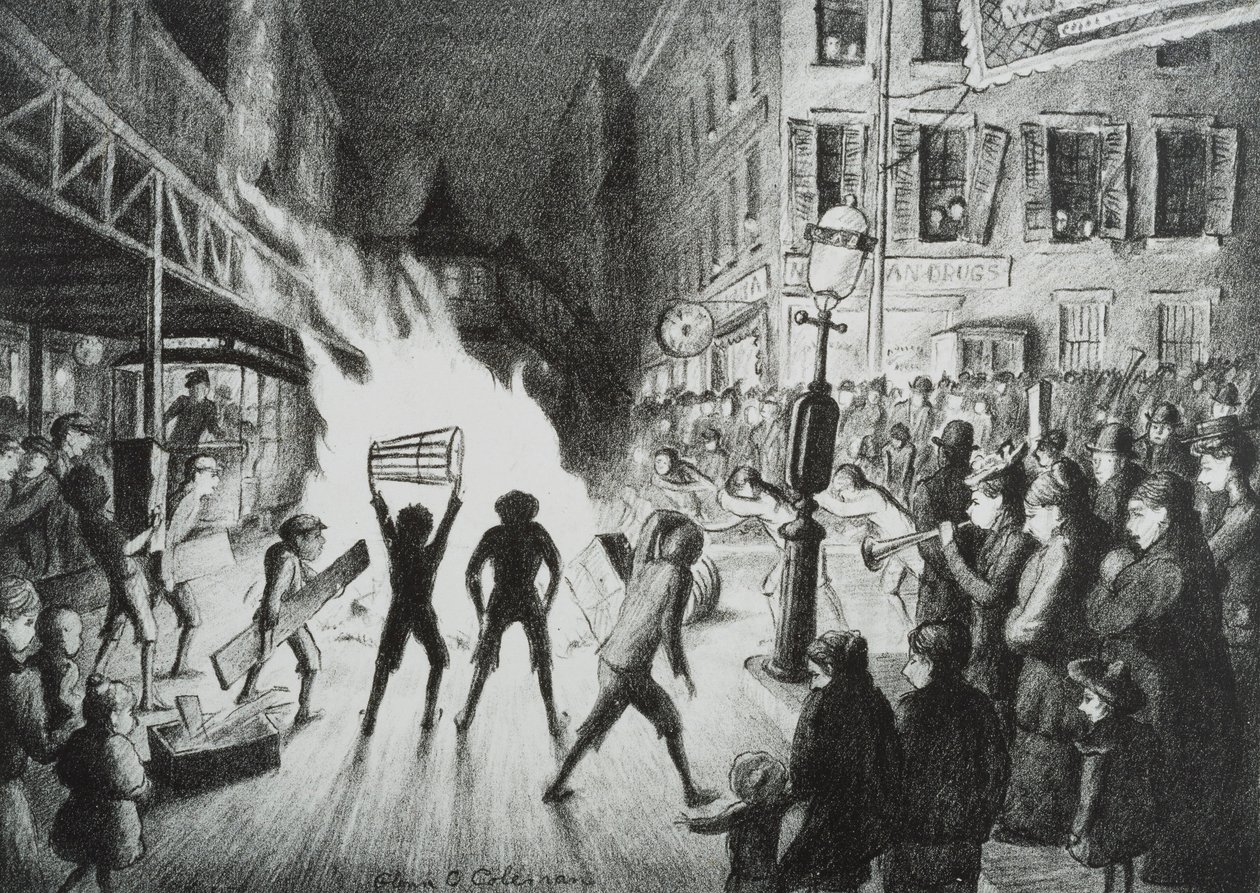 Feu de joie de la nuit électorale - Glenn O Coleman