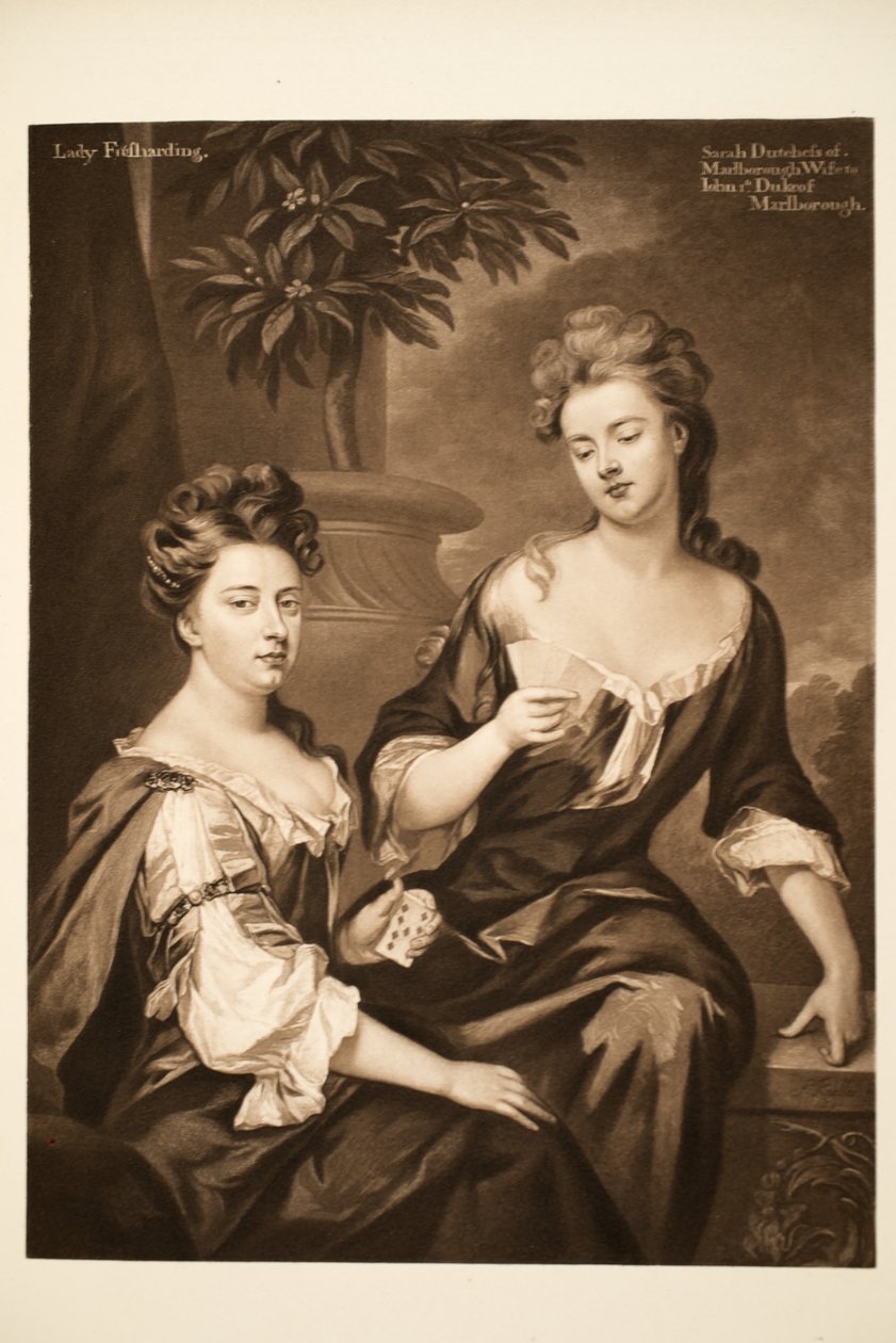 Sarah, Duchesse de Marlborough et Lady Fitzharding, pub. 1902 - Godfrey Kneller