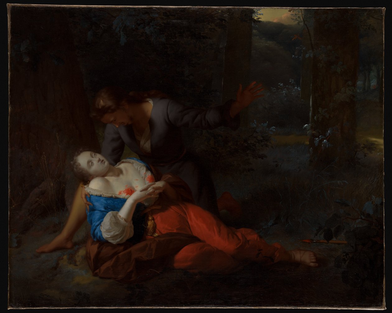 Céphale et Procris - Godfried Schalcken