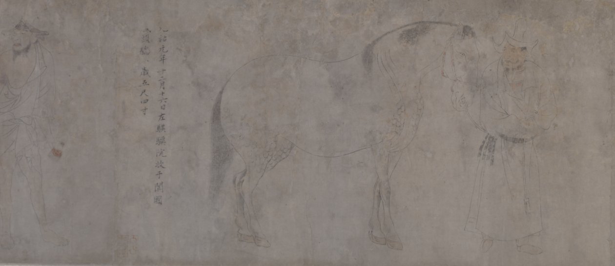 Détail de cinq chevaux de tribut - Gonglin Li