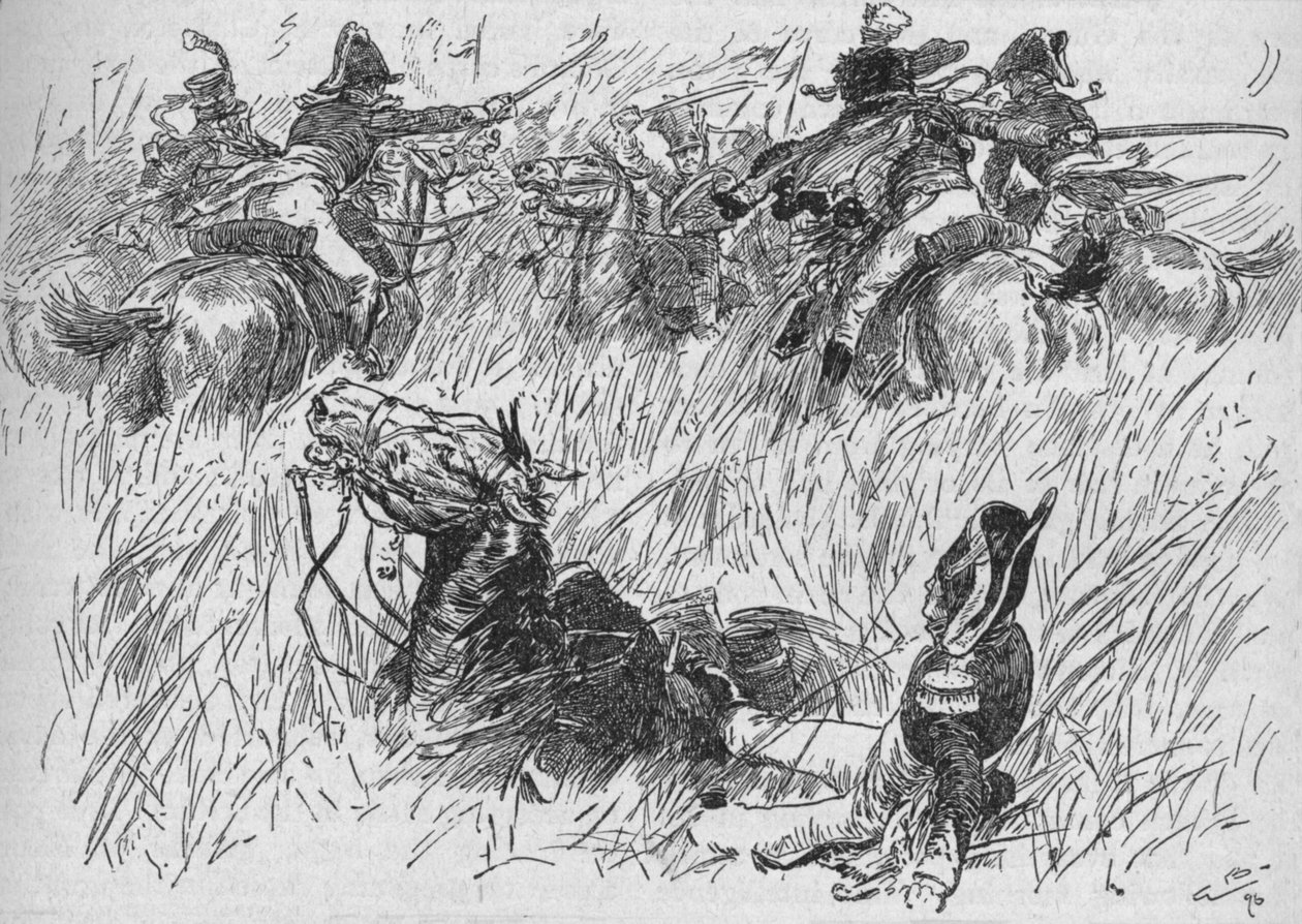 Le cheval du général est tombé dans un fossé, 1896, 1902 - Gordon Frederick Browne