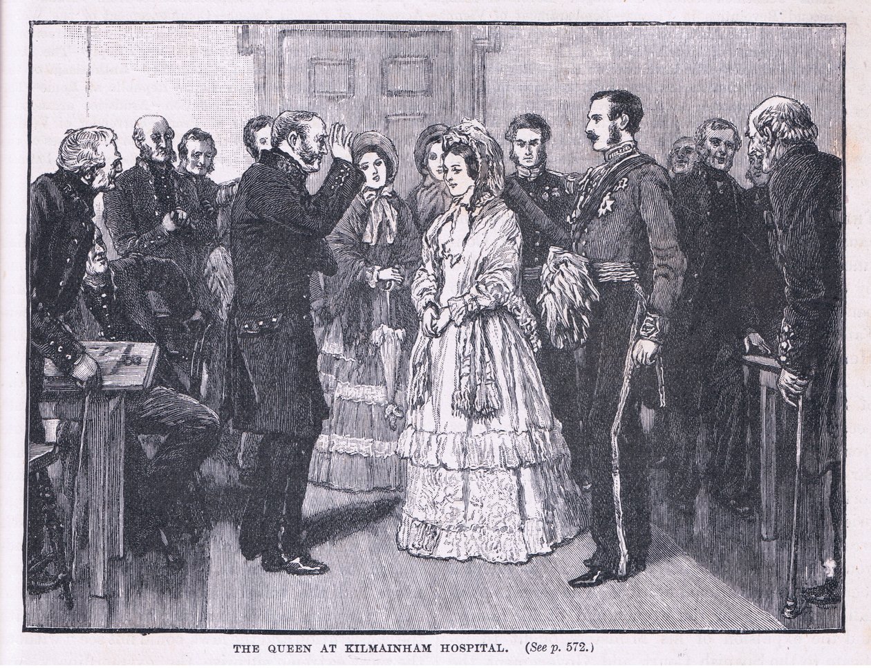 La reine à l