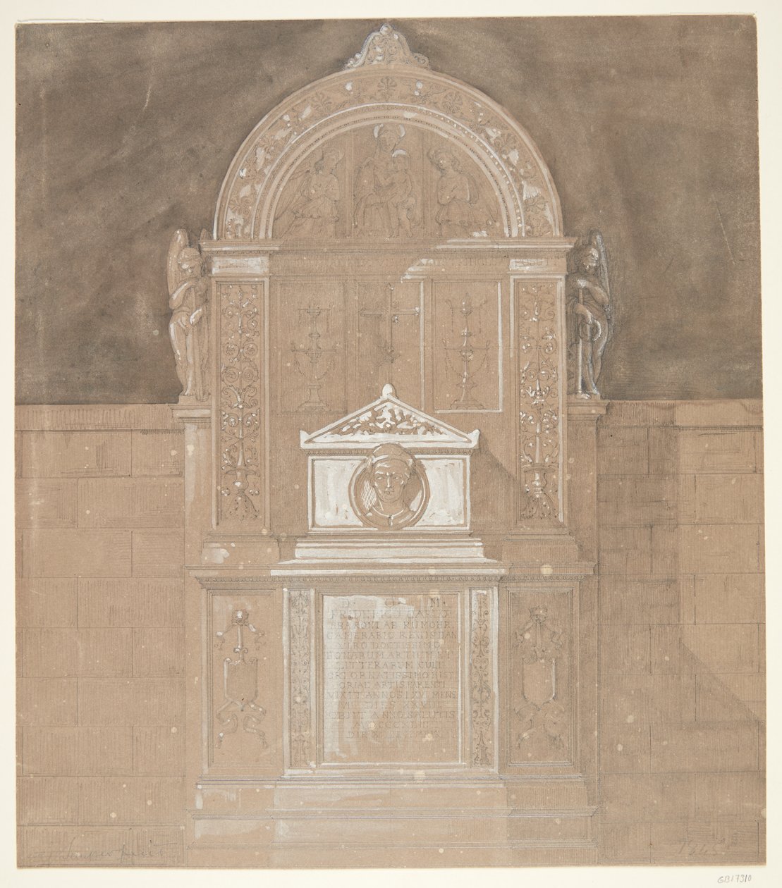 Tombeau du baron C. F. von Rumohr 1845 - Gottfried Semper