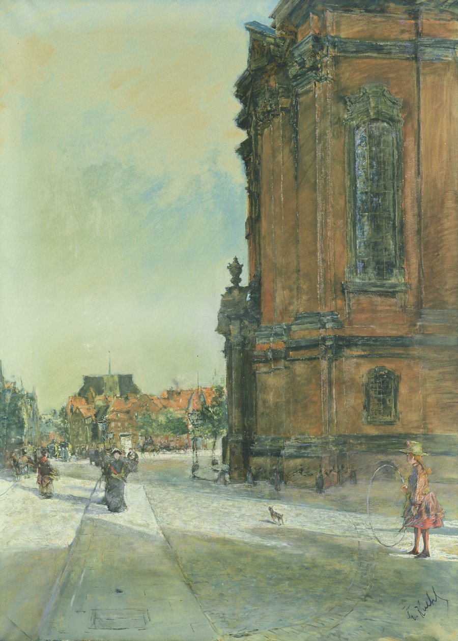 Scène de rue près de l