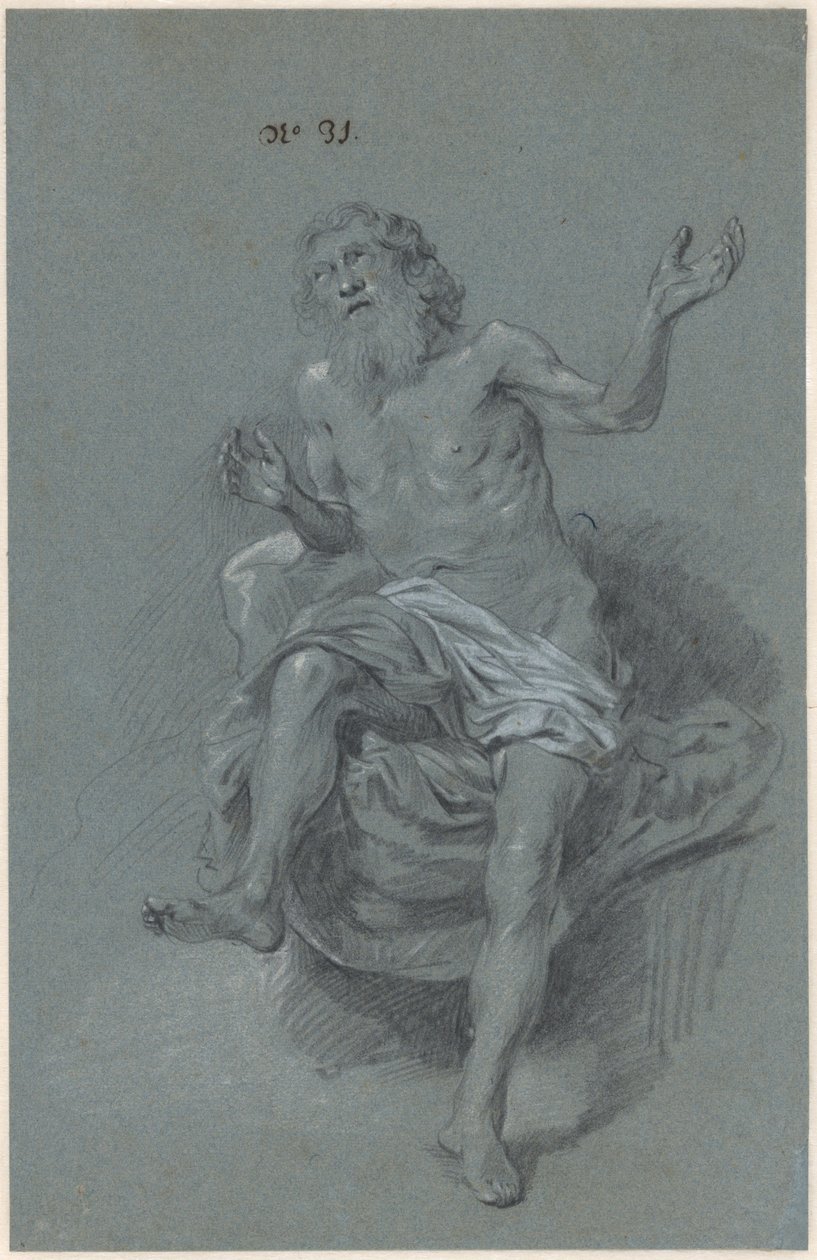 Vieil homme assis - Govert Flinck (attributed to)