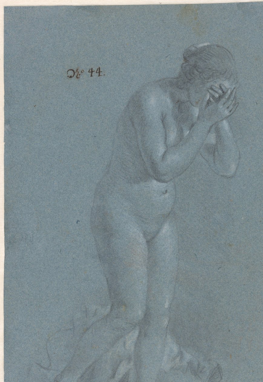 Femme debout avec les yeux couverts - Govert Flinck (attributed to)