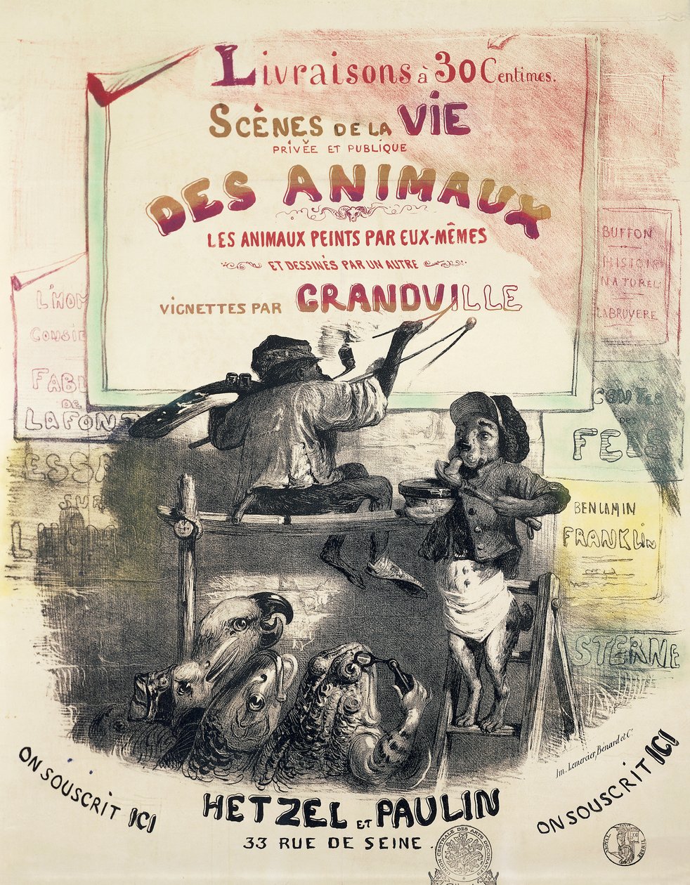 Scènes de la vie des animaux - Grandville
