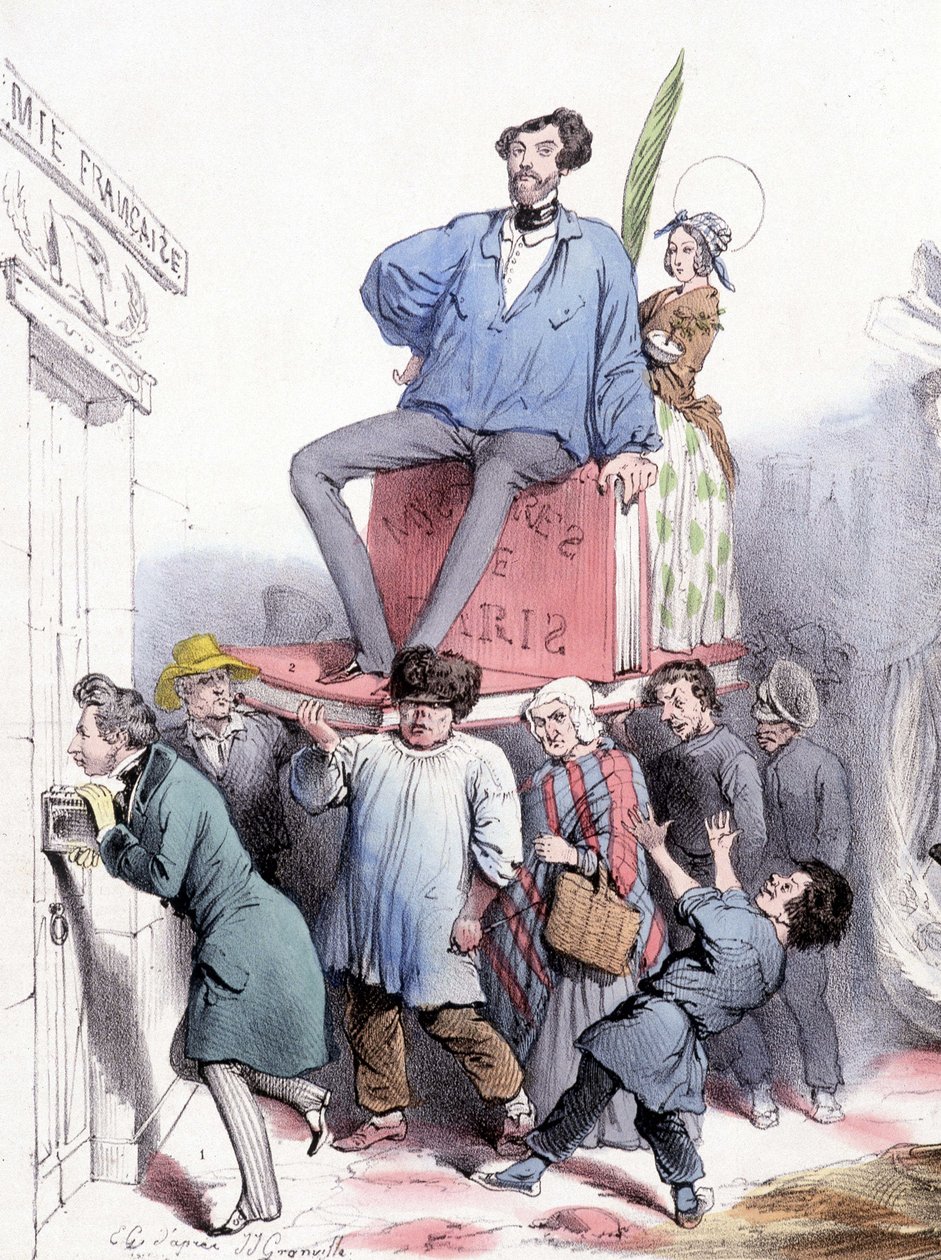 Alfred de Vigny frappant à la porte de l