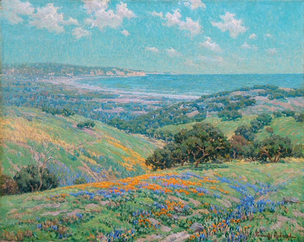Côte de Malibu, printemps - Granville Redmond