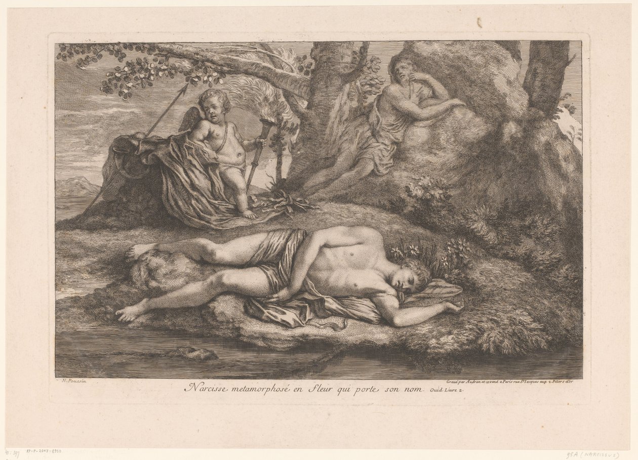 Narcisse et Écho - Gérard Audran