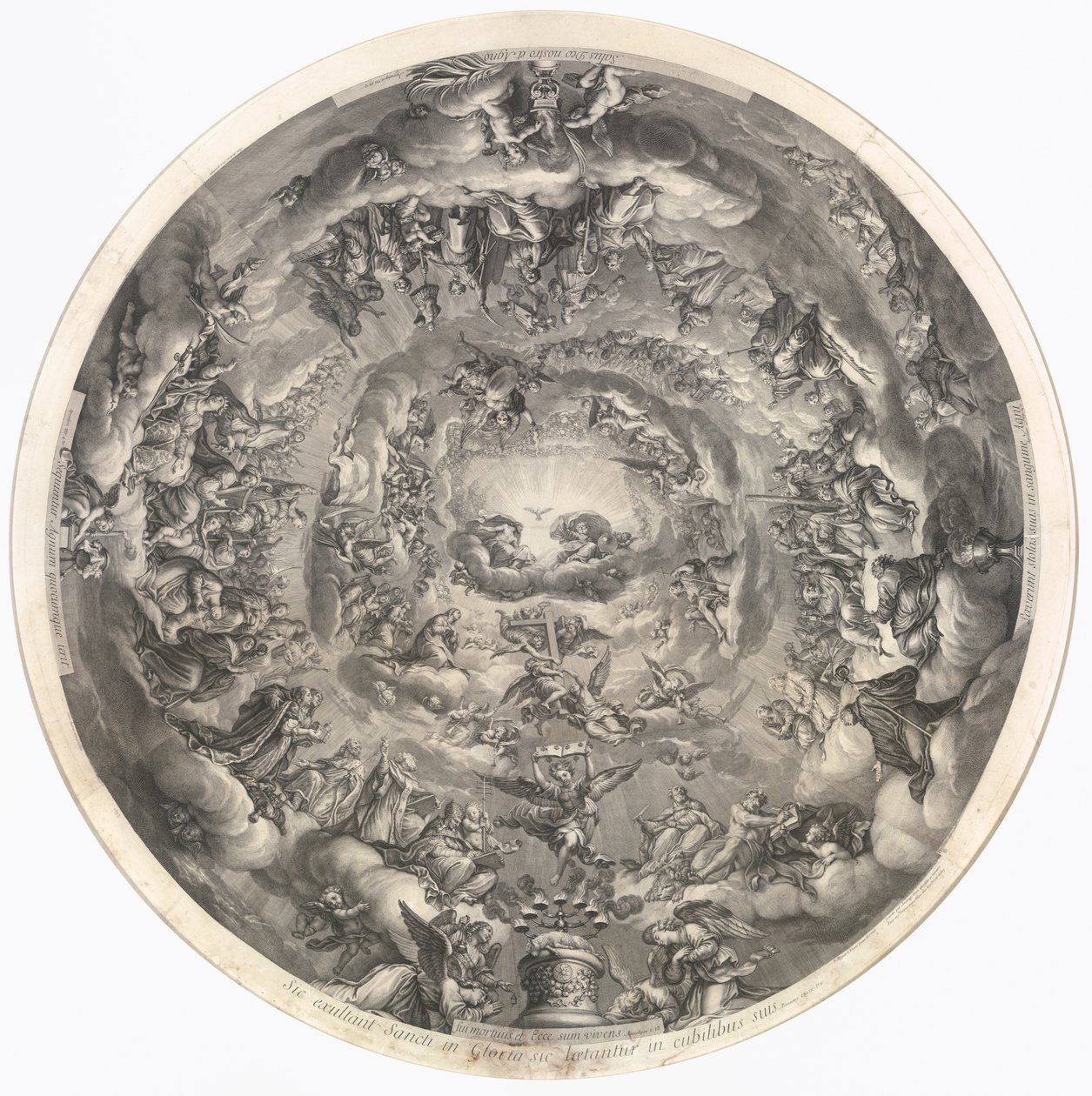 La Sainte Trinité, Plafond de l
