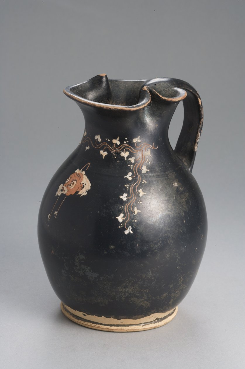 Oinochoé émaillée de Gnathia, groupe Konnakis (terre cuite) - Greek
