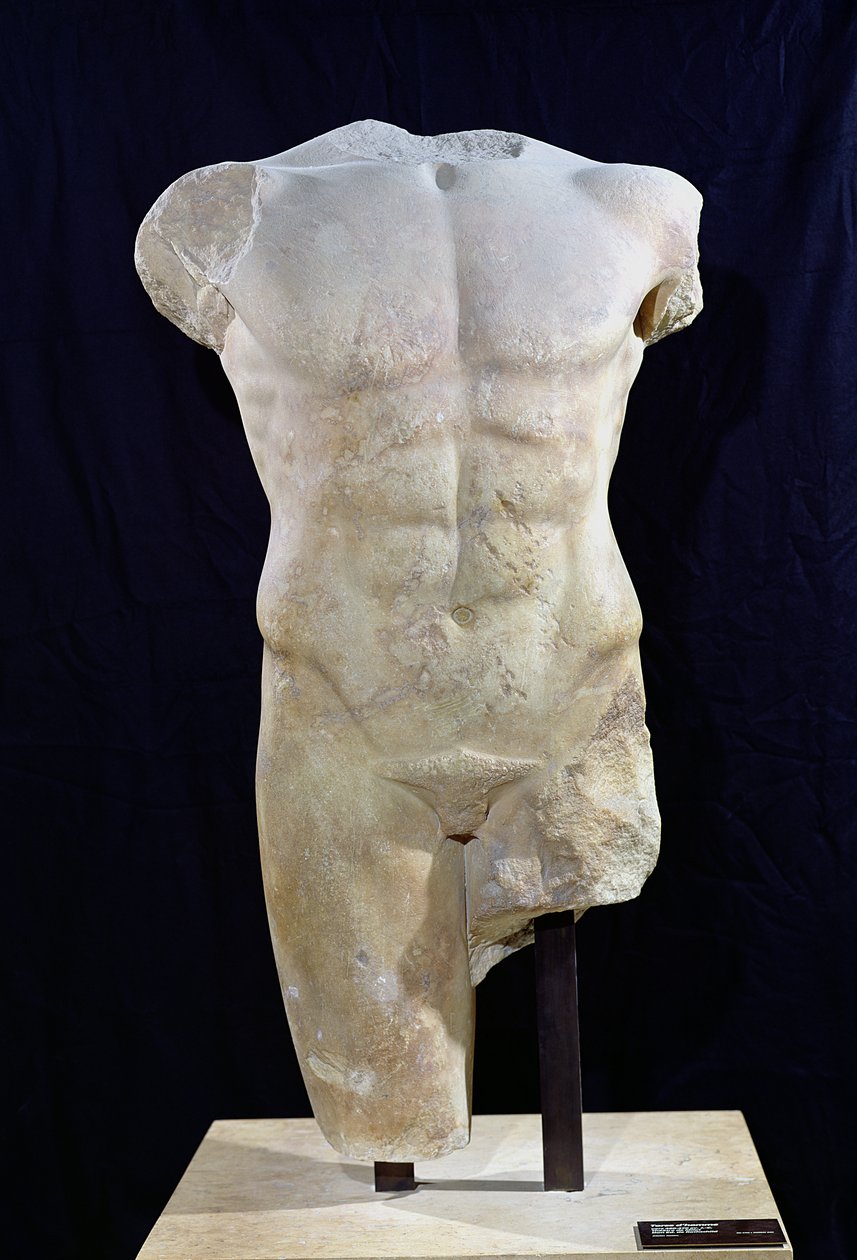 Torso masculin de Milet, c.480 av. J.-C. - Greek