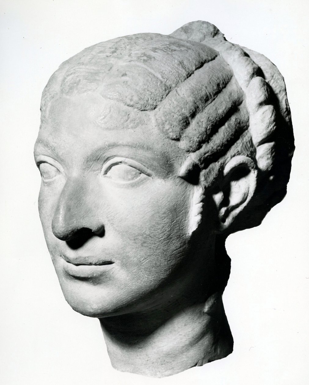 Femme syrienne parfois identifiée comme Cléopâtre, Ier siècle avant J.-C. (sculpture) - Greek