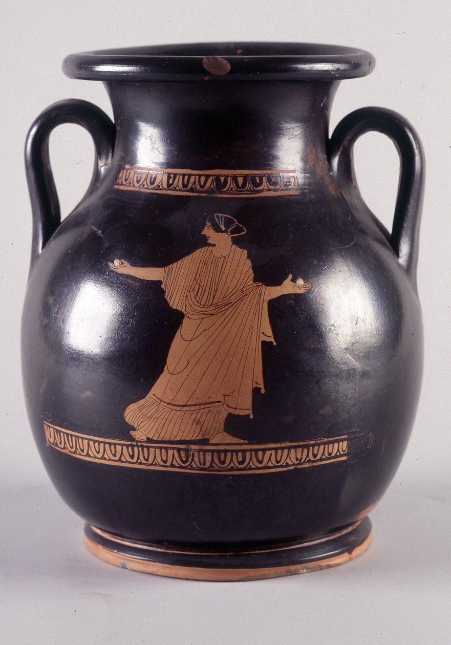 Peinture sur vase : Représentation d