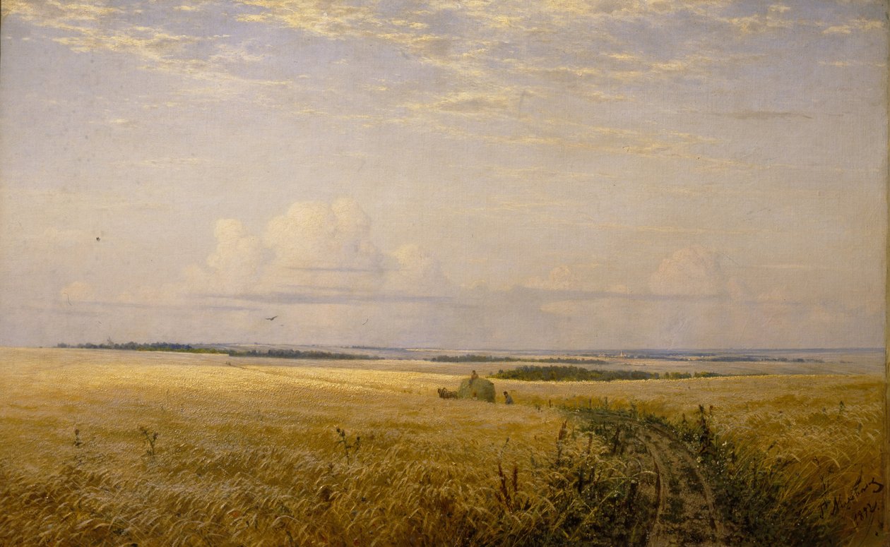 Les champs mûrissants, 1892 - Grigori Grigoryevich Myasoedov