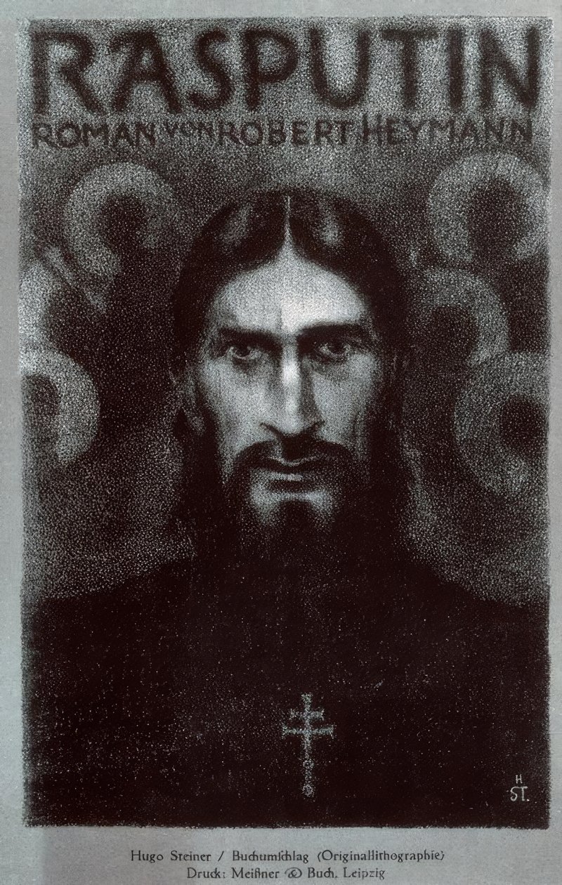 Raspoutine / Couverture de livre 1919 - Grigori Jefimowitsch Rasputin