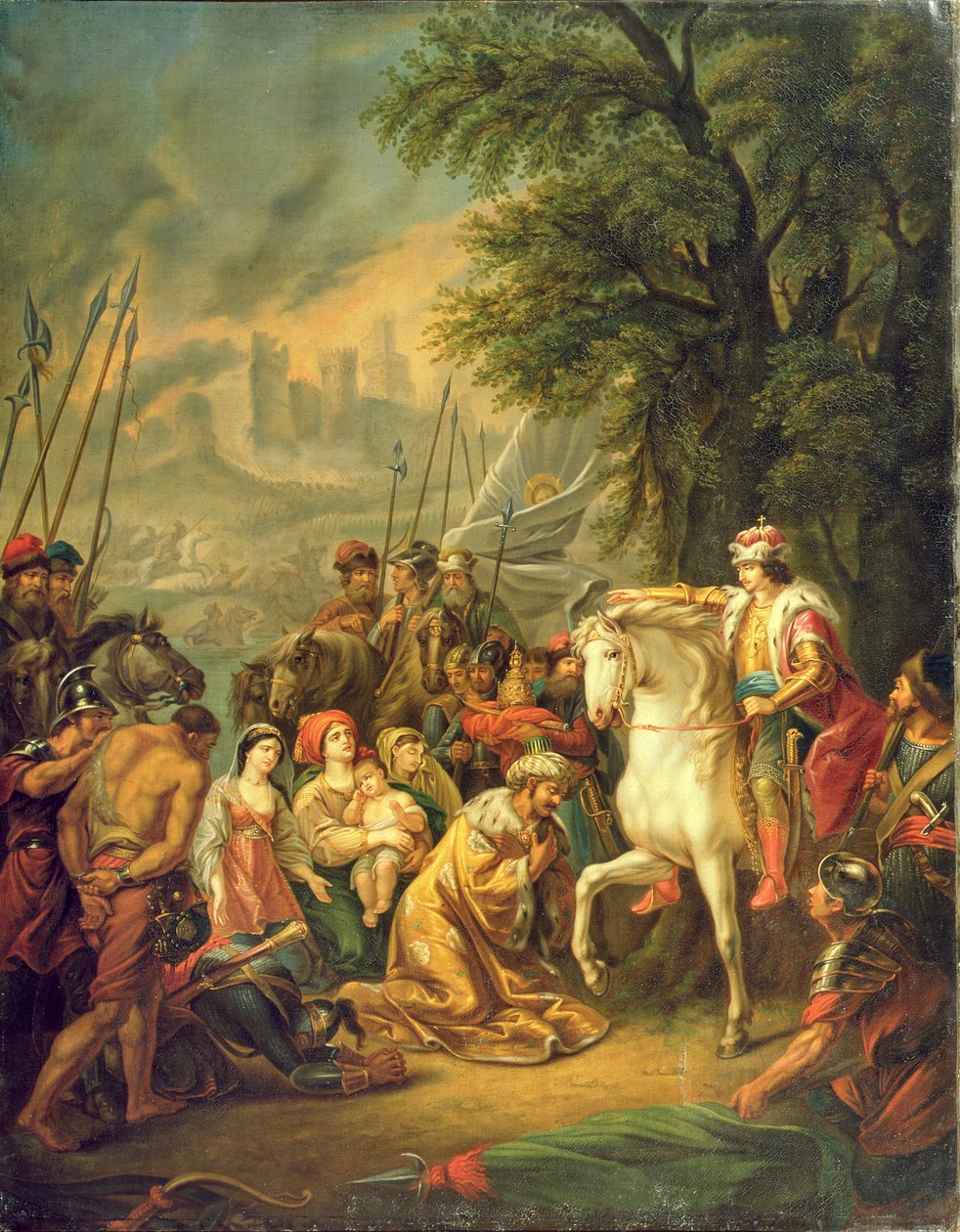 Tsar Ivan IV (1530-84) conquérant Kazan en 1552 - Grigoriy Ivanovich Ugryumov