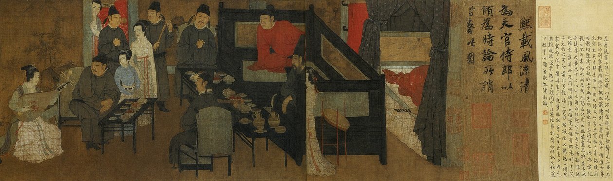 Les Révélations nocturnes de Han Xizai - Gu Hongzhong