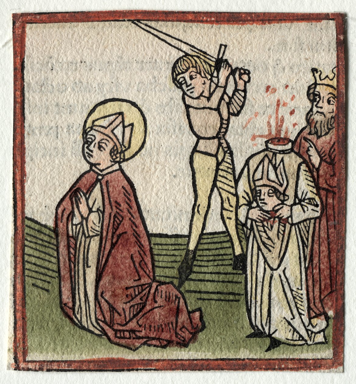 Saints Theonestus et Albanus; ou Saint Pancrace - Günther Zainer