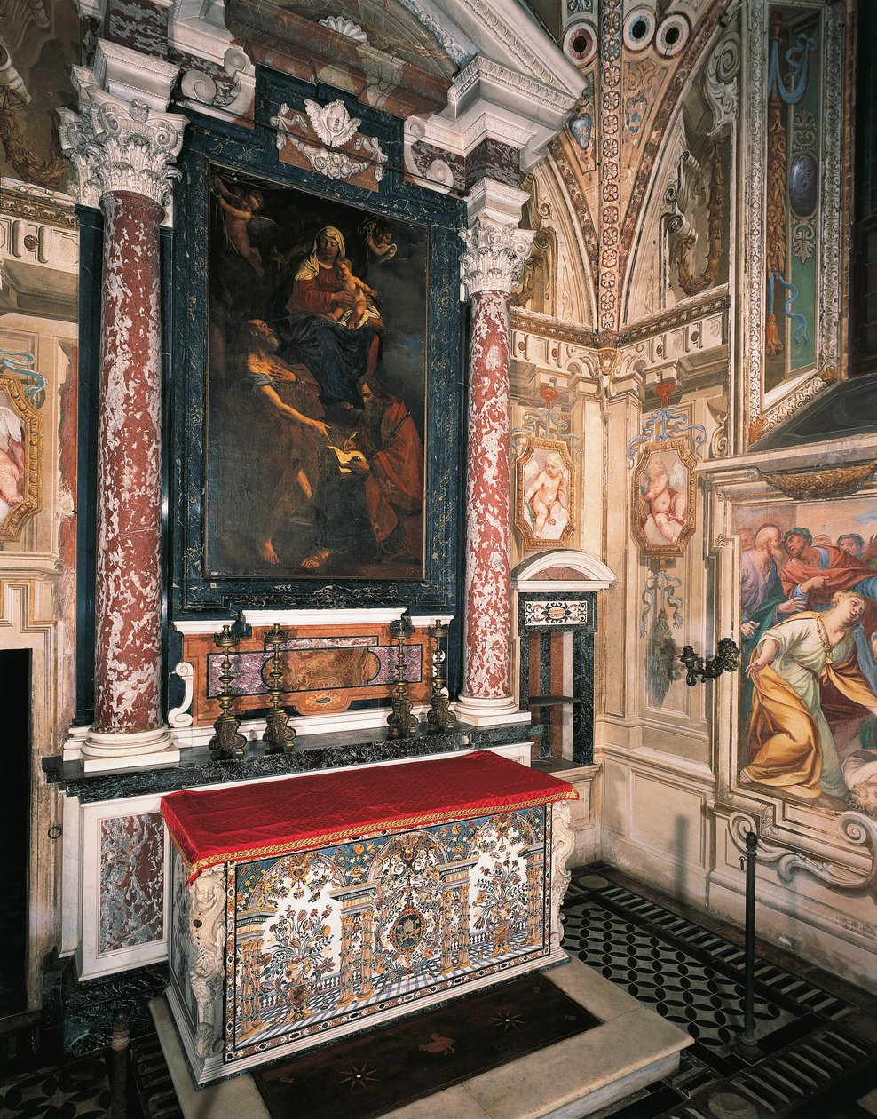 Madone et Enfant avec Saints Pierre et Paul - Guercino