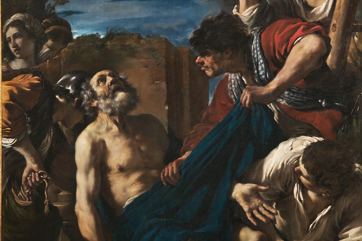 Le martyre de Saint Pierre (détail) - Guercino (1591 1666)
