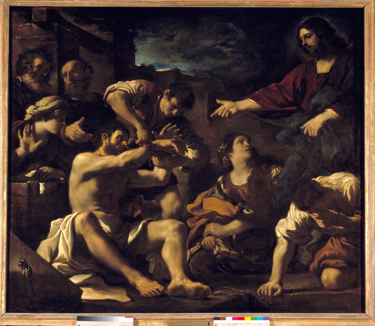 La résurrection de Lazare - Guercino