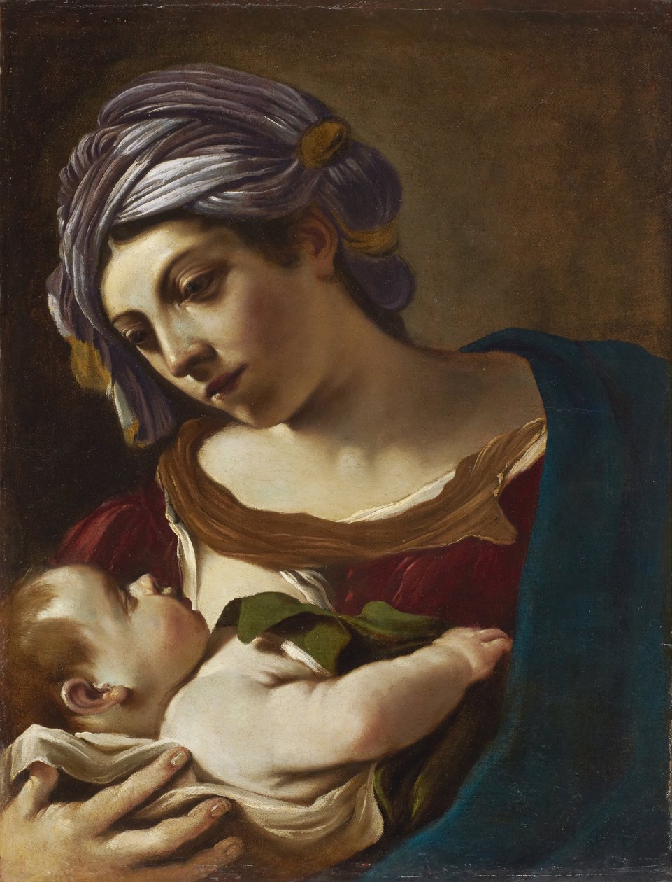 Madone et Enfant - Guercino
