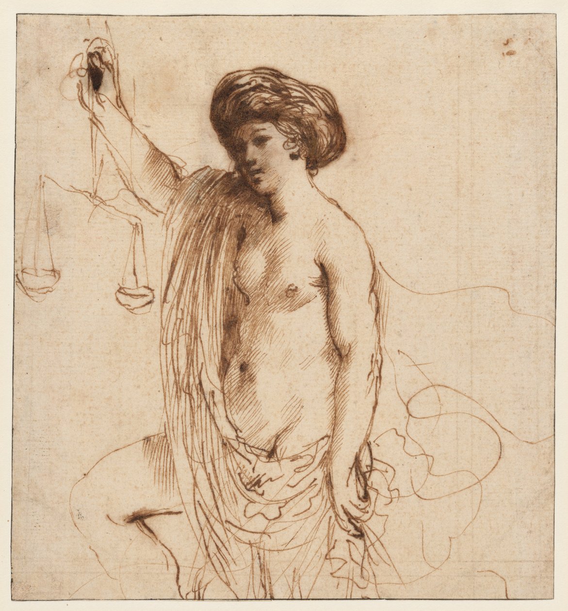 Personnification de la justice - Guercino