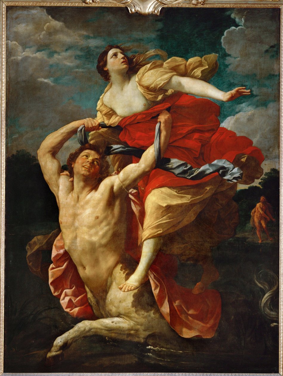 Dejaneira enlevée par le centaure Nessus ... - Guido (follower of) Reni