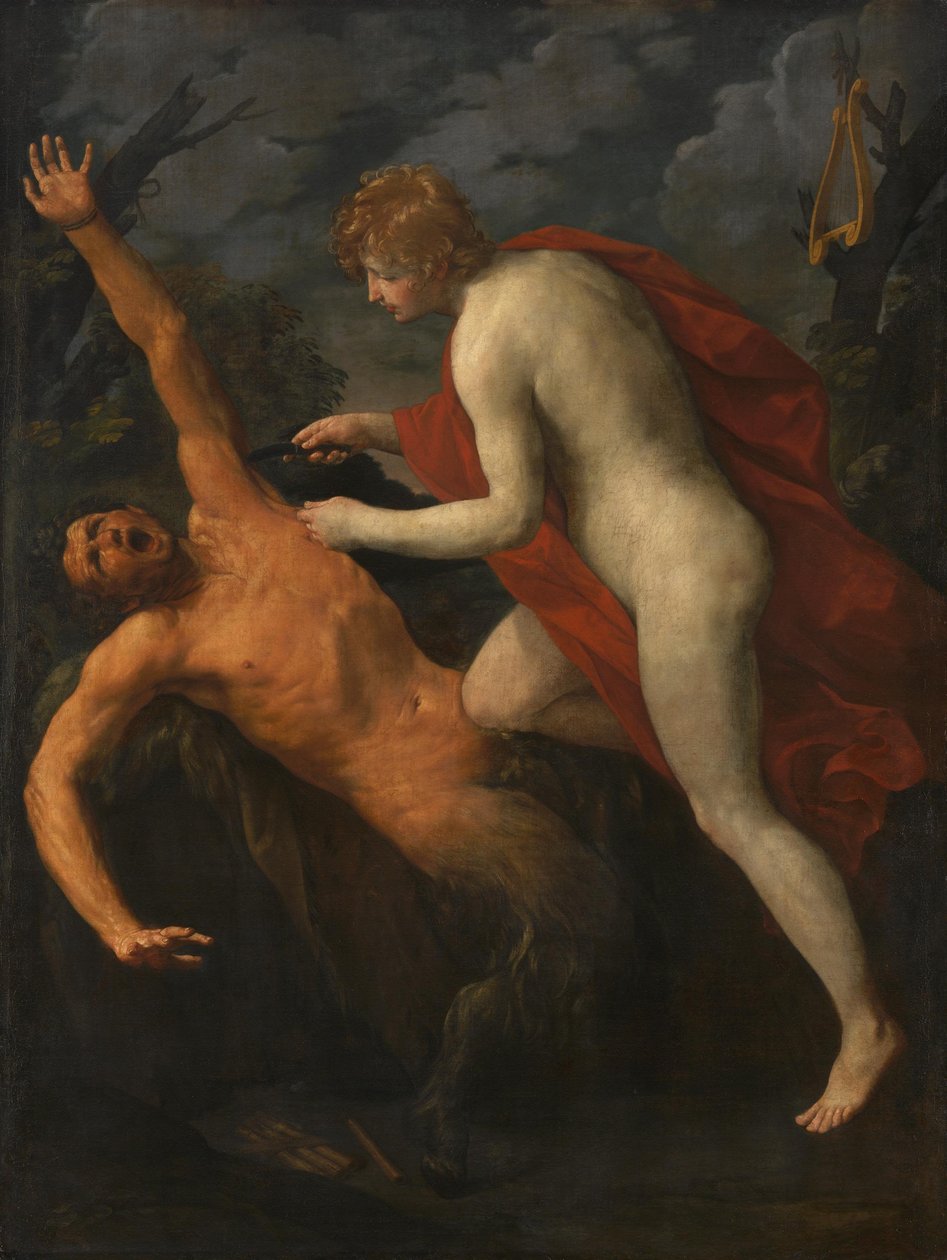 Apollon torture Marsyas - Guido Reni