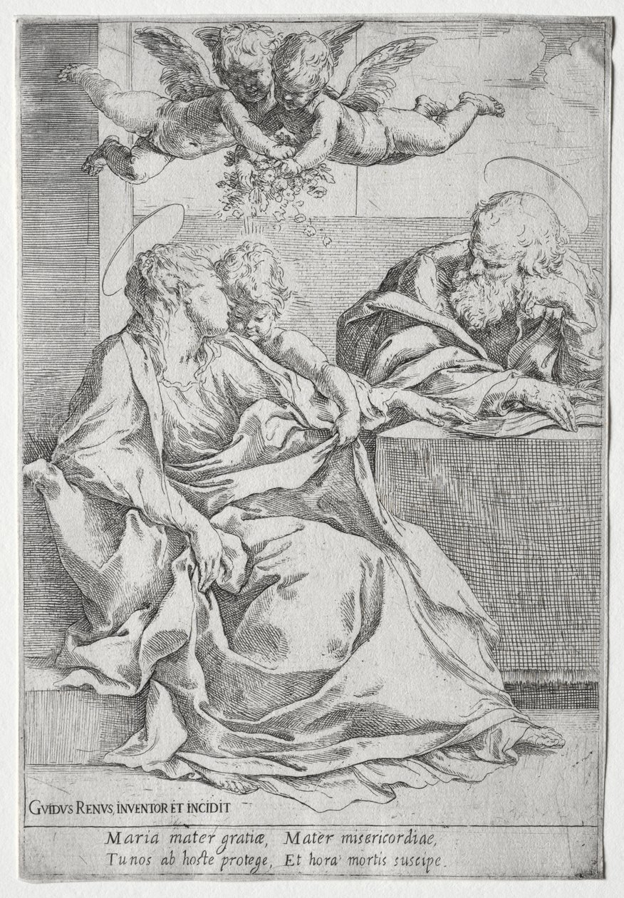 La Sainte Famille avec deux anges - Guido Reni