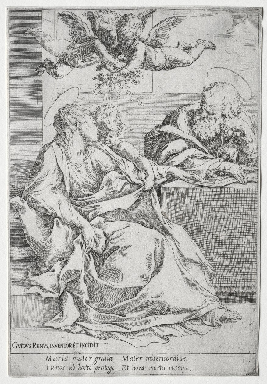 La Sainte Famille avec deux anges - Guido Reni
