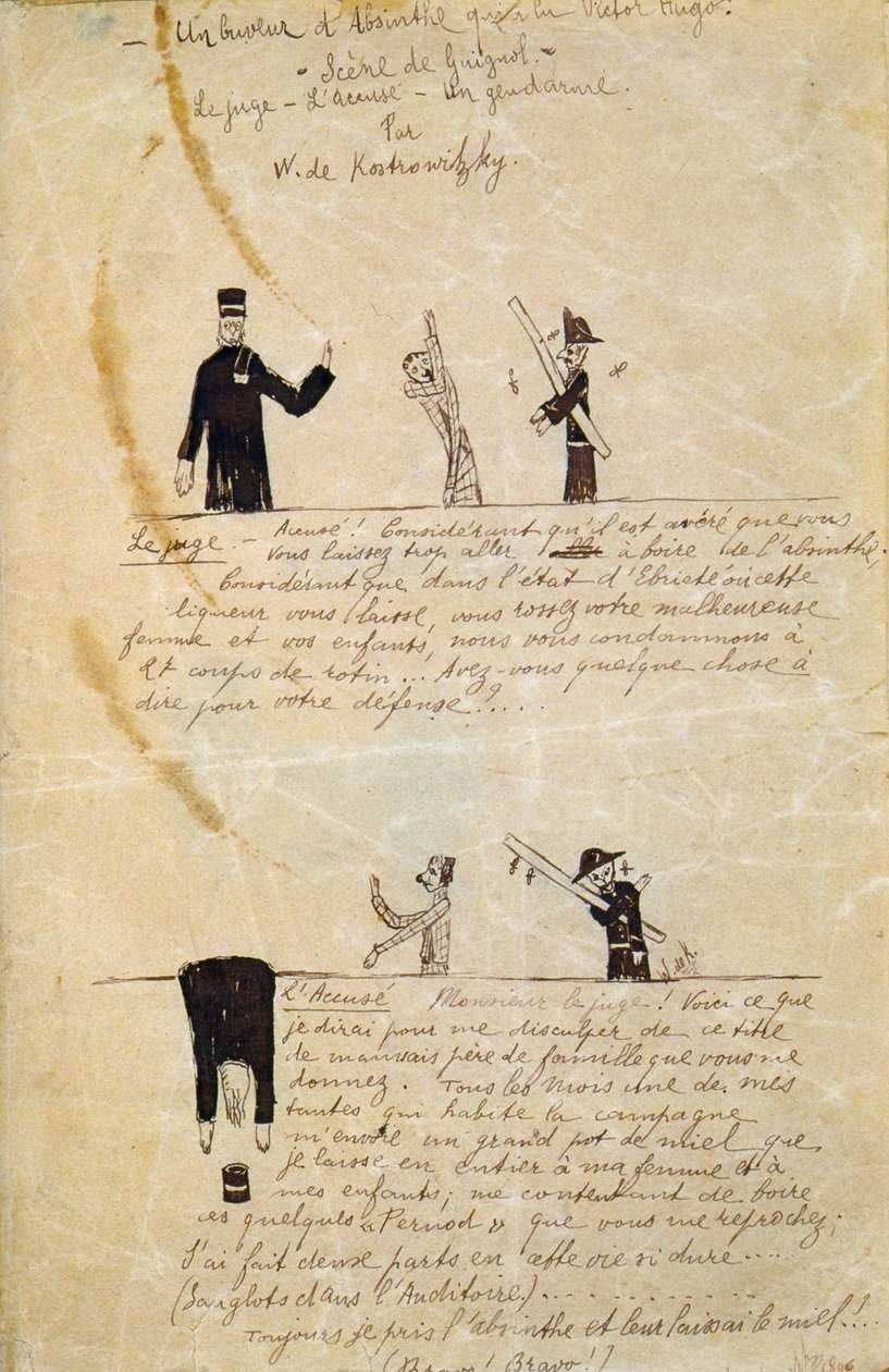 Absinthe - Guillaume Apollinaire
