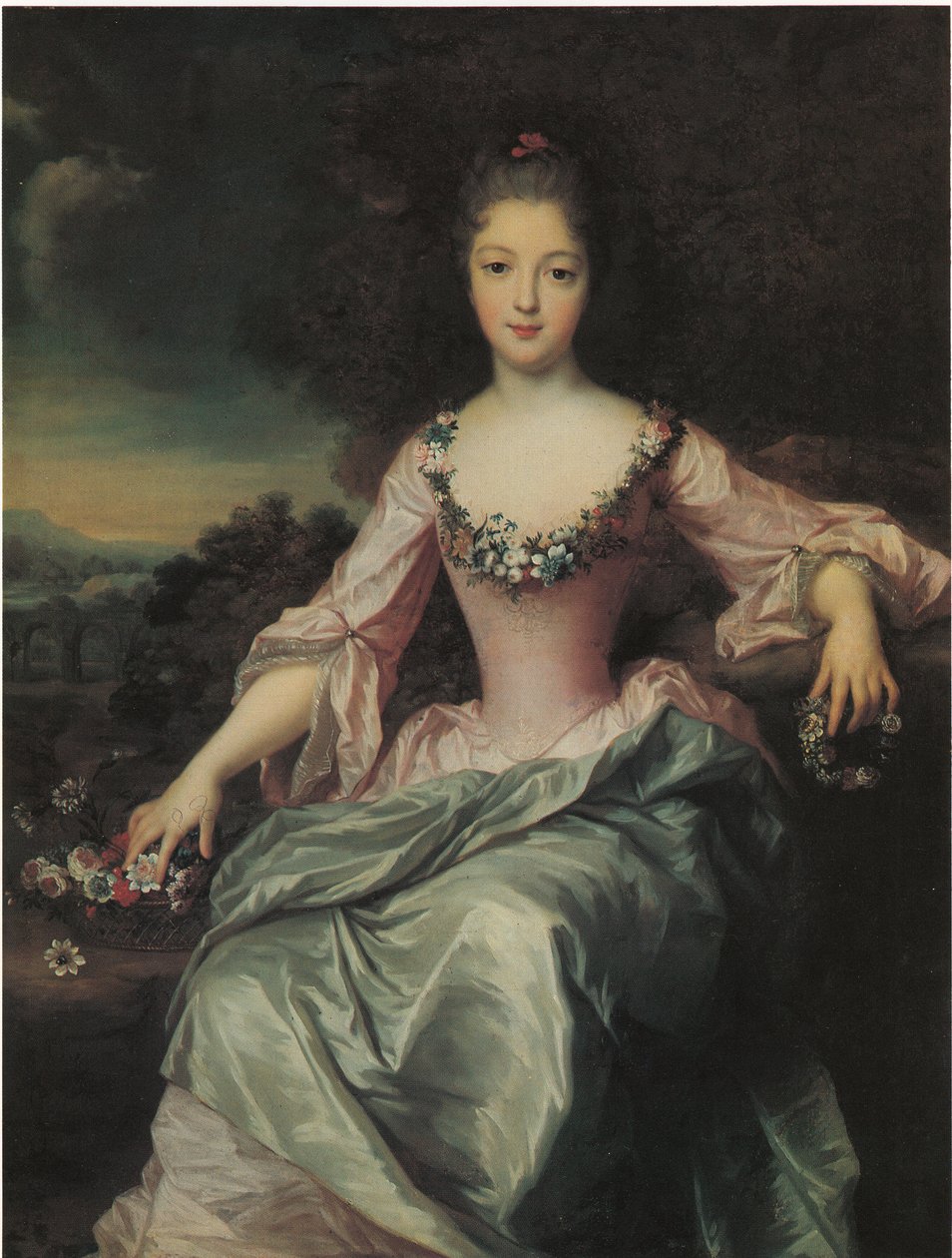 Portrait de Marie Anne de Bourbon - Gustaf Lundberg