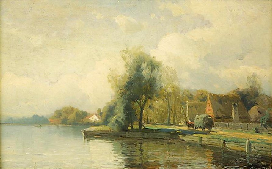 Paysage avec étang - Gustaf Rydberg
