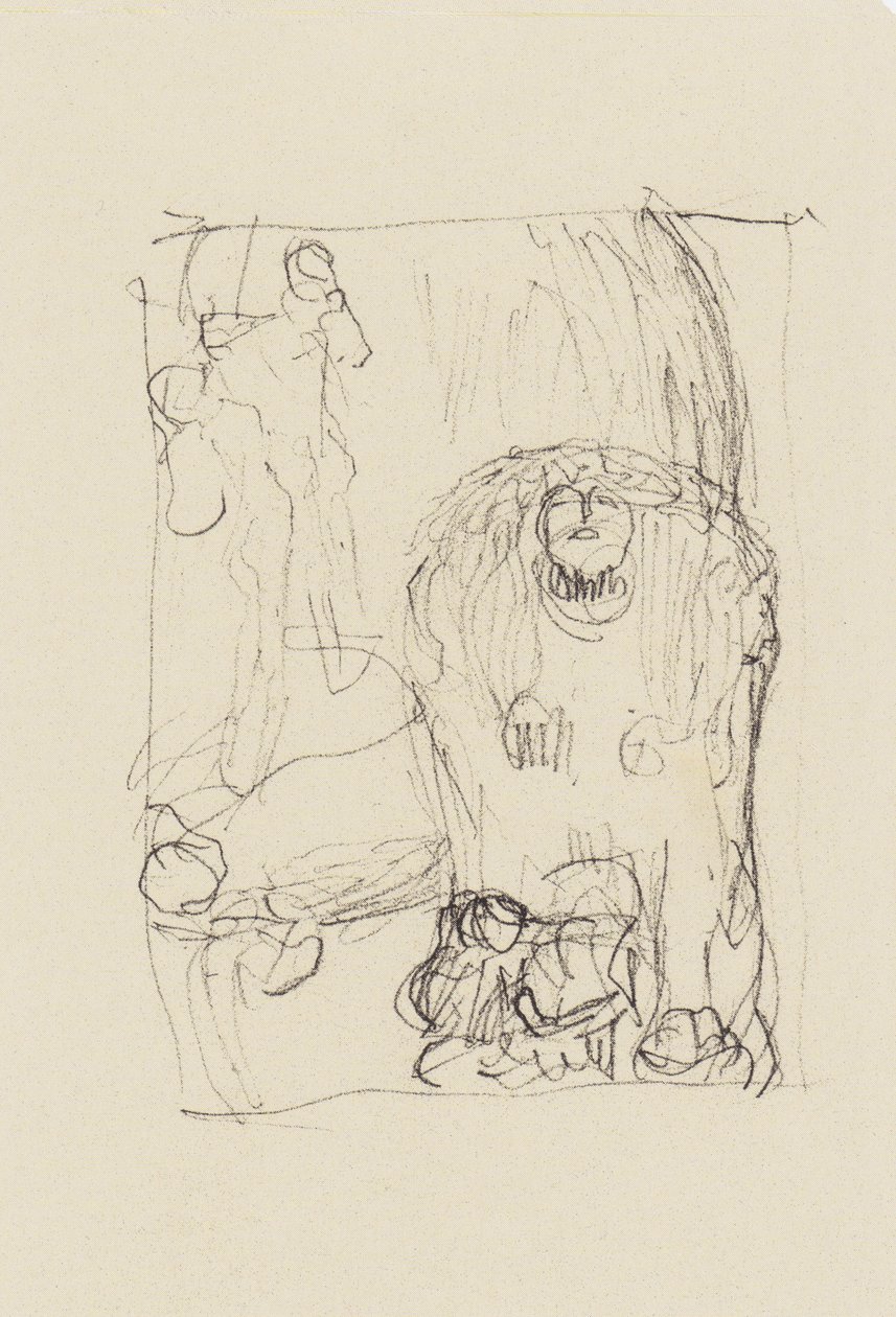 Le Sphinx, couple amoureux avec enfant, figure en bas - Gustav Klimt